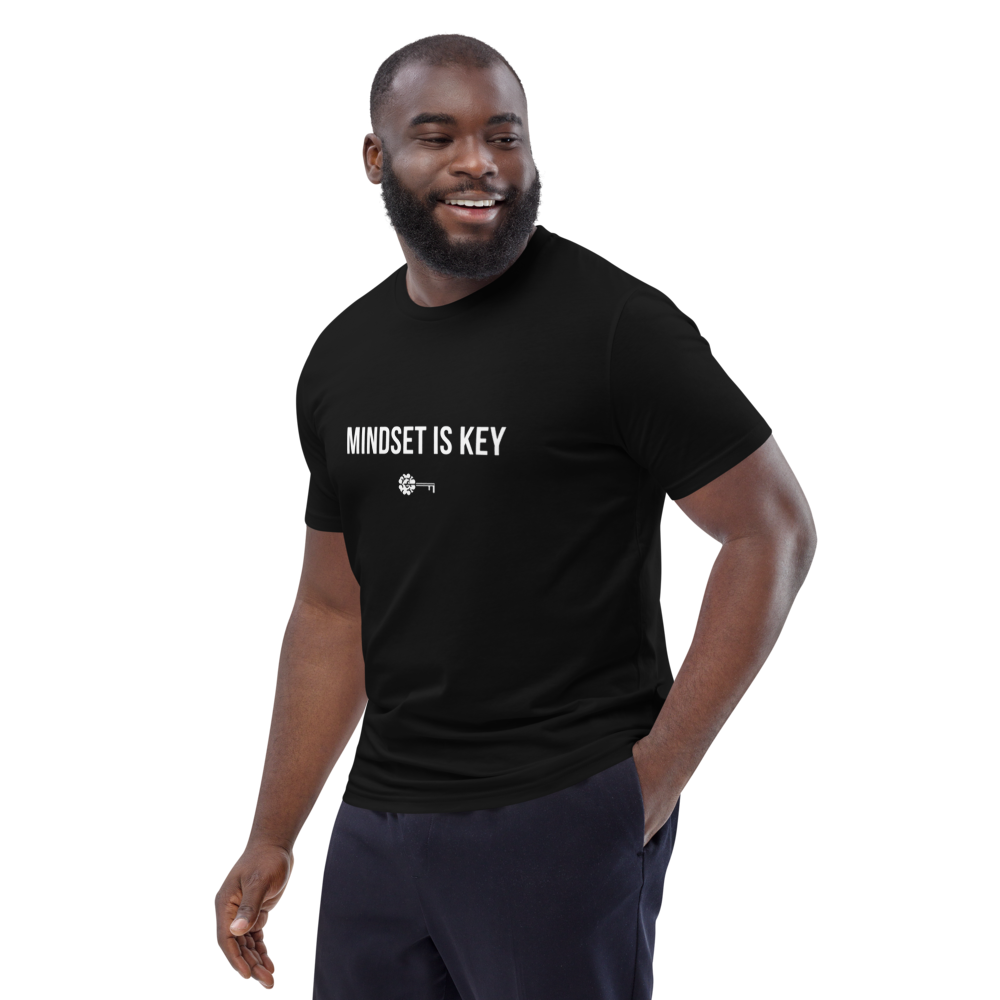 T-shirt Minimaliste unisexe "Mindset is key"